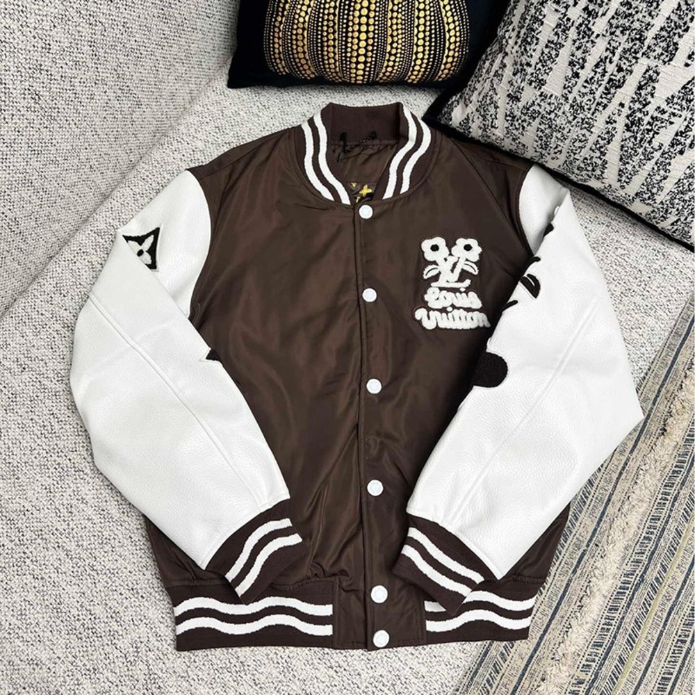 Louis Vuitton Brown Baseball Jacket